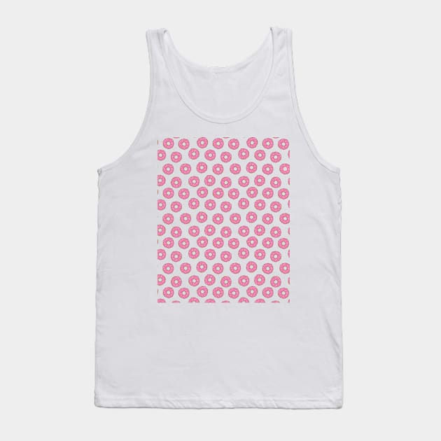 DONUTS JUNK FOOD PATTERN Tank Top by deificusArt